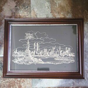 New York Sterling Silver Silhouette Franklin Mint William Ressler 1977